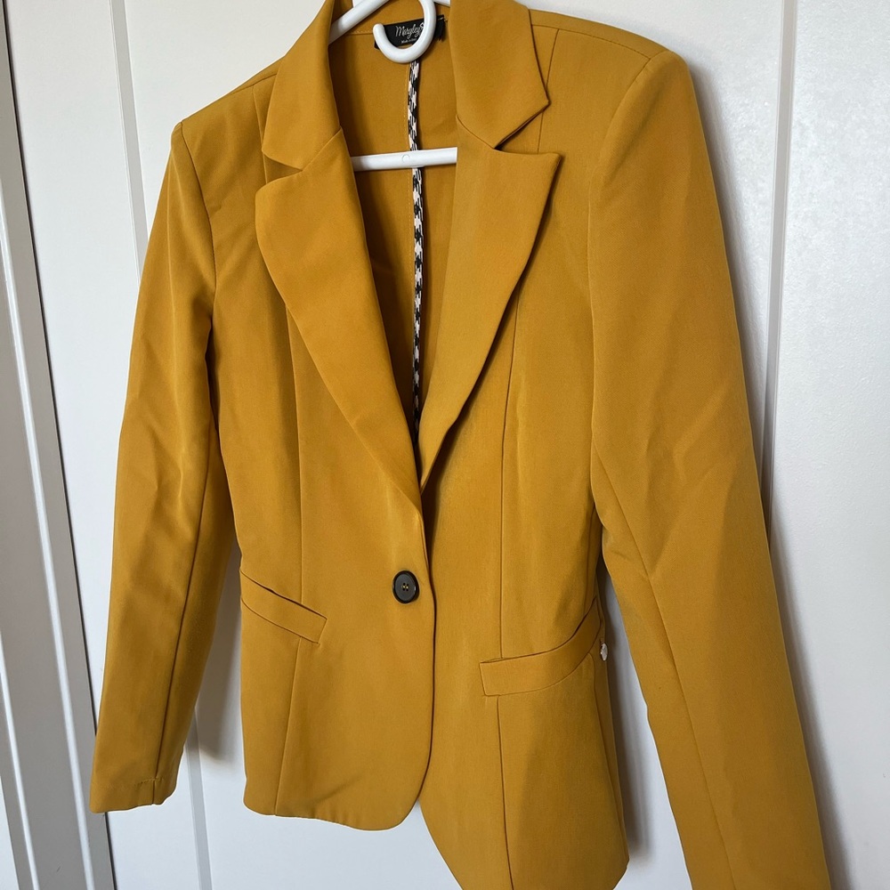 Mustard Yellow Blazer